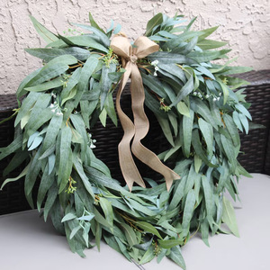 Guirlande de feuilles de saule artificielles Whiskers, 10 cm, pour décoration de mariage, utilisation intérieure et extérieure - Product Image 1