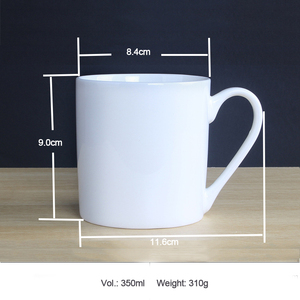 Bán buôn 11oz Trắng tráng thăng hoa cup biểu tượng tùy chỉnh in gốm cốc cà phê cho quà tặng khuyến mãi - Product Image 2