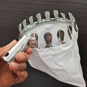 Herramienta de recolección de frutas con cuchilla de acero inoxidable resistente y bolsa de recolección, recolector manual de frutas para alturas, recolector de frutas que ahorra fruta - Product Image 5