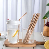 Pailles en papier biodégradables écologiques de qualité alimentaire, emballées individuellement pour les fêtes, pour limonade, thé au lait, fines et épaisses