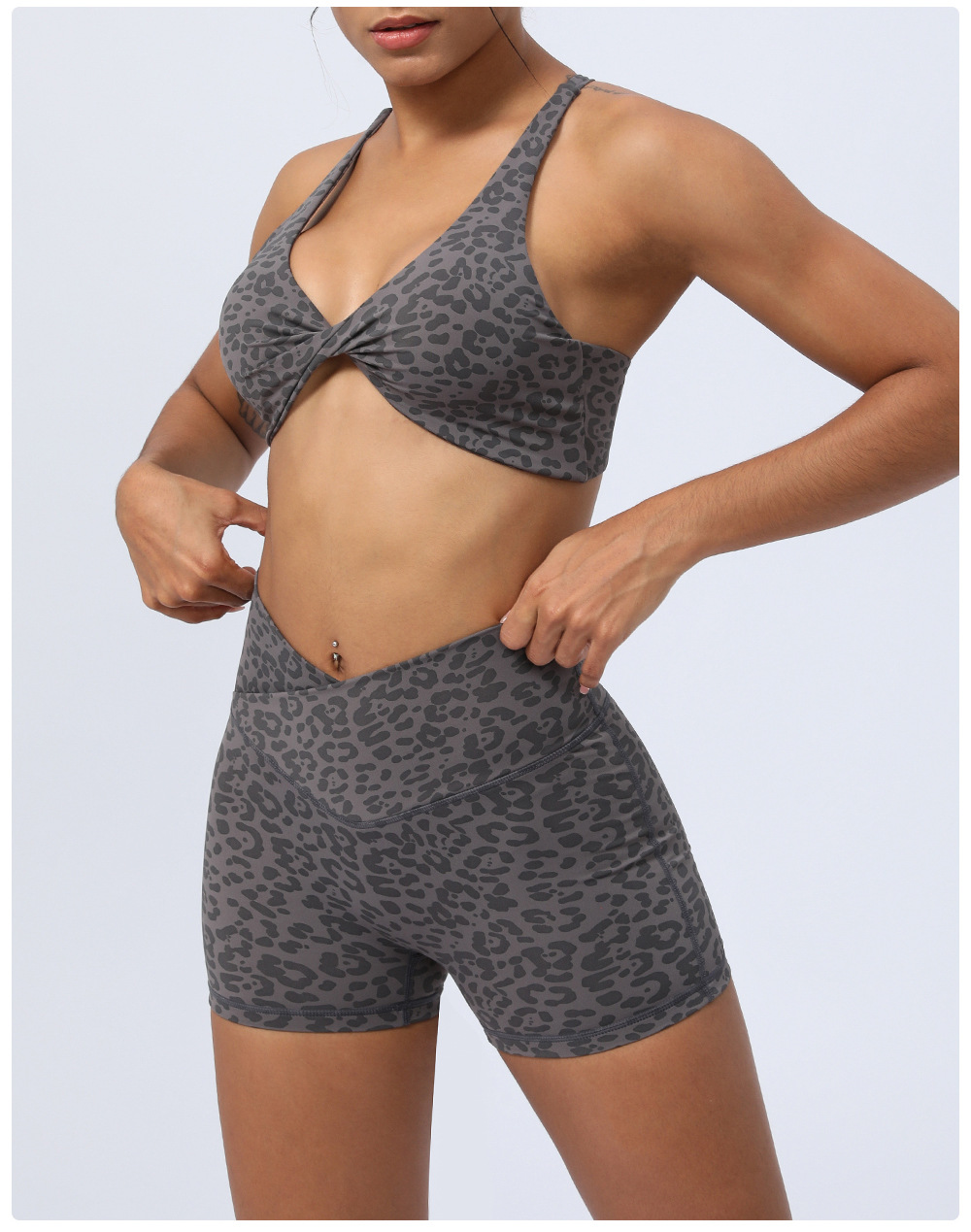 2 Pezzi Tuta Da Allenamento Da Donna Set Da Yoga Abbigliamento Sportivo