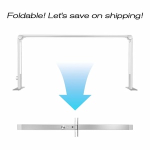 Lampe de manucure pliable de bureau, carrée, à LED dimmable, pour pédicure, tatouage, extension de cils, éclairage de table de salon de beauté, poste de travail, outil pour ongles - Product Image 5