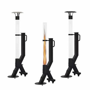 <span class=keywords><strong>Calentador</strong></span> de Patio Ecológico y Duradero para Exteriores, <span class=keywords><strong>Calentador</strong></span> de Leñ<span class=keywords><strong>a</strong></span> con Tubo de Plástico para Quemar Pellets de Madera, Esencial para Acampar - Product Image 5