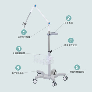Great Cause Medical <b>Trolley</b> WYTC720 600mm Base 5kg Load Capacity Silent Caster Hospital Use - Product Image 3