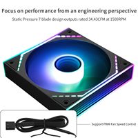 Thermalright TL-M12R-S ARGB Cooling Gaming CPU Case Fan 4pin PWM Silent 120mm Computer Cooler Fan 23.2dBA
