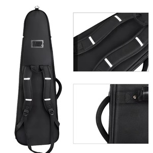 Professional Thick Foam Padded Waterproof Electric <strong>Bass</strong> <strong>Guitar</strong> <strong>Case</strong> Custom Logo Double Shoulder Strap Instrument Bags &amp; <strong>Cases</strong>