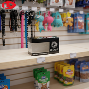 Custom stampato 350gsm scatola di imballaggio in carta patinata per occhiali e vestiti per cani trasparente in <span class=keywords><strong>PVC</strong></span> finestra per la presentazione personalizzata - Product Image 6