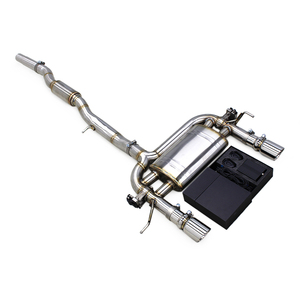 Escape Catback <span class=keywords><strong>para</strong></span> Audi TT MK1 tipo 8N 1,8 T 1998-2006 coche deportivo SUS304 silenciador <span class=keywords><strong>de</strong></span> tubo <span class=keywords><strong>de</strong></span> acero inoxidable sistema <span class=keywords><strong>de</strong></span> escape Valvetronic - Product Image 1