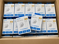 Anker B2149 C to L 20w 2IN1 Charger Chargeur Cargador Cube White Charger USB C Dengan Kabel Pengisian Cepat untuk Ponsel