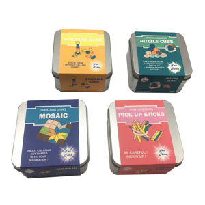 <span class=keywords><strong>2022</strong></span> nuovi <span class=keywords><strong>giochi</strong></span> di puzzle in legno 3D Brain Tester Mini Tin Box per Trip puzzle cube gioco di viaggio CBL1136S - Product Image 2