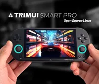 Console de jeu portable Trimui Smart Pro, open source Linux, écran tactile IPS de 4,96 pouces, 1280x720, 5000 mAh, émulateurs intégrés
