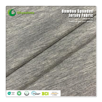 Kain Jersey Serat Bambu Lembut 180GSM 70% Bambu 30% Katun Organik Kualitas Premium