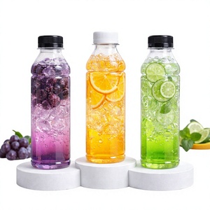 Botellas de PET Desechables para Bebidas con Tapas de Rosca Serigrafiadas de 330 ml para Refrescos, Café, Smoothies y Bebidas - Product Image 4
