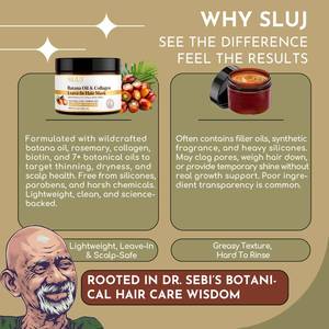 Bantana Batana Oil Masque capillaire pour la croissance des cheveux-<span class=keywords><strong>Dr</strong></span> Sebi 100% Huile de Batana brute et biologique avec romarin biotine collagène et vitamine E - Product Image 6