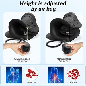 's New PU <b>Foam</b> Airbag Traction Pillow with Cervical <b>for</b> Neck Support <b>Shape</b> Wholesale Factory Direct - Product Image 4