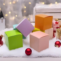 Benutzer definiertes Logo gedruckt Flat Folding Kraft Geschenk box Luxus Wellpappe Mailer Versand Versand papier Verpackung