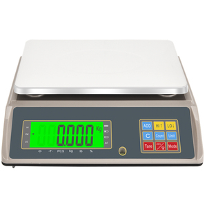 3 किलो/0.1 ग्राम हुक्सी इलेक्ट्रॉनिक वजन के स्तर पर 30 किलो बड़ी संख्या 3-रंग लाइट अलार्म स्केल - Product Image 6