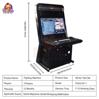 Nouvelle borne d'arcade Vewlix F Model en métal, 1 an de garantie pour les joueurs professionnels, interface anglaise, mini borne d'arcade