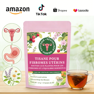 Thé Naturel เท fibromes utérus et สมดุลฮอร์โมน mélange de Plantes เท fertilité fémine สุขภาพดีสมุนไพรชาธรรมชาติ - Product Image 1