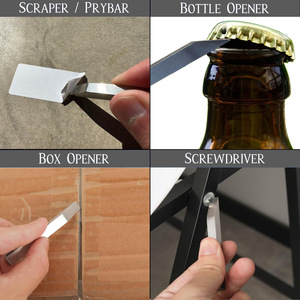 The Mighty Bar Stainless Steel Pry Bar 7mm Wedge End Multi Functional Tool For Home And Outdoor Use - Product Image 3