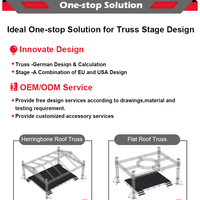 Estructura de Techo de Alta Resistencia a la Tensión, Estructura de Aluminio para Conciertos, Ajustable y Portátil para Eventos, Diseño Plegable
