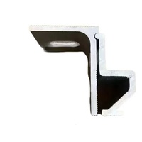 Support de fixation réglable en alliage d'aluminium pour panneaux solaires sur toits en tôle ou en métal