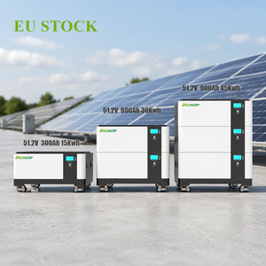 Batería de 15KWH en Almacén de la UE, 51.2V 302AH, Celdas BYD 16S1P, Paquete de Baterías Solares de Iones de Litio, 30KWH 45KWH 60KWH 75KWH - Product Image 1