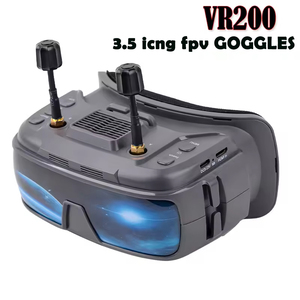 อุปกรณ์เสริม UAV แว่นตา FPV 5.8G ความละเอียด 1024*600 บันทึกวิดีโอ แว่นตา VR ภาพคมชัด HD สำหรับชุดโดรนแข่ง RC - Product Image 5