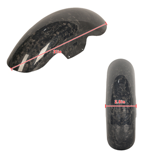 Guardabarros Delantero de Fibra de Carbono Pura Forjada de 19 Pulgadas para Motocicleta <span class=keywords><strong>Harley</strong></span> <span class=keywords><strong>Davidson</strong></span> Touring Road Glide Street Glide Road King 2014-2023 - Product Image 6