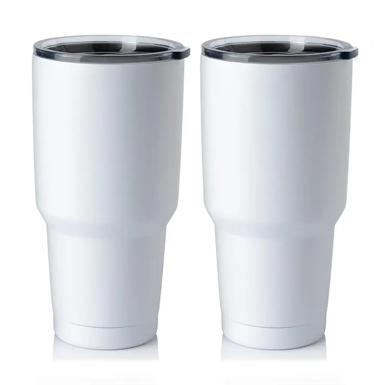 30 Oz Sublimatie Roestvrij Staal Water Fles Douane Print Tumbler Cups Met Deksel