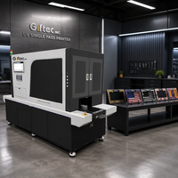 Mesin Cetak Digital CMYK Otomatis Kecepatan Tinggi Giftec UV Single Pass Inkjet Printer untuk Bingkai Plat Nomor, Plastik, dan Logam