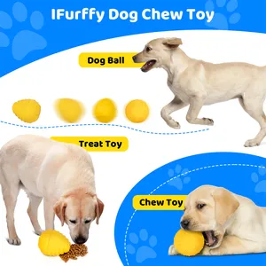 Natural Rubber Yellow Honeycomb Dog Toy Interactive Movement Pet Puzzle Puppy Chew Slow Feeder Toys Stocked Feature