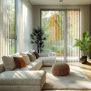 Precio de fábrica, venta al por mayor, etiqueta personalizada, persianas verticales de PVC inalámbricas para instalación en techo, decoración moderna para el hogar - Product Image 6