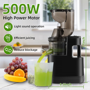 Extractor de jugo prensado en frío clásico al por mayor con boca ancha y función de reversa - Product Image 3