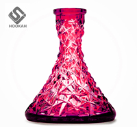 Base de chicha moderne de grande taille, vase à chicha avec technique de laque, nouvelle ampoule à chicha en verre
