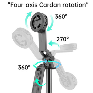 67-inch Telescopic nhôm Selfie Stick 360 xoay không dây từ xa có thể gập lại thiết kế 2kg Khả năng chịu tải <span class=keywords><strong>tripod</strong></span> điện thoại di động - Product Image 4