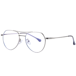 Light Shade 2022 New Arrivals High Quality Fashion Vintage Round Wholesale Metal Anti Blue Light Glasses Frames Eyewear - Product Image 2