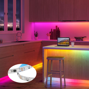 Ws2812b 2812 WS2812 5V 5050 pixels Đen tira Led 5050 RGB 12V IP67 LED Strip ánh sáng 6500K 5050 - Product Image 6