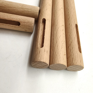 Solid Wood Dowel <b>Pins</b> Slotted Cylindrical Eucalyptus General Use - Product Image 3