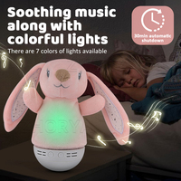 Lampe de table lumineuse Zhorya, jouet d'aide au sommeil pour bébé, poupée en peluche apaisante, animal en peluche avec veilleuse