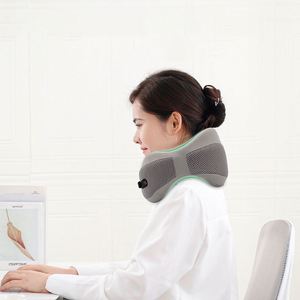 Oreiller de voyage ergonomique en mousse à mémoire de forme en U, personnalisé avec logo d'entreprise, respirant et doux, pour un soutien optimal du cou - Product Image 3