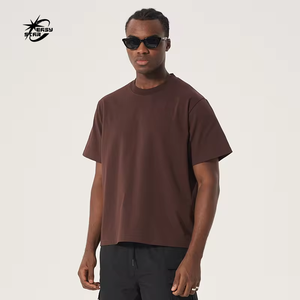 工厂销售时尚短款超大<span class=keywords><strong>t</strong></span>恤定制标志印花宽松合身男装<span class=keywords><strong>t</strong></span>恤 - Product Image 6