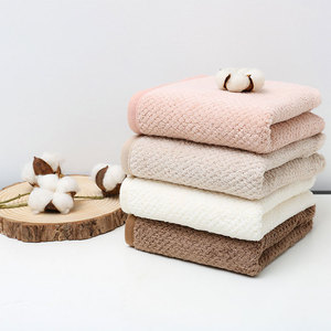 Hair Towel Dry Hair Microfiber Waffle Quick Drying Wrap Turban Bath Shower Head Towel with Buttons - Product Image 3