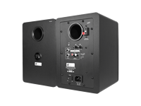 Meilleure Vente : Enceinte PA Professionnelle 4 Pouces Bluetooth 2*25W, Moniteur Audio (Une Active, Une Passive) pour Contrôle de Scène