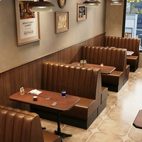 Meubles commerciaux modernes, tables et chaises pour hôtels, cafés, restaurants, ensembles de sièges pour cafés, chaises et tables en bois pour salles à manger