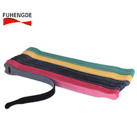 Attaches de câble adhésives double face en nylon 100% personnalisées, respectueuses de l'environnement, dos à dos pour sangles, stockage de câble de données, boucle à crochet