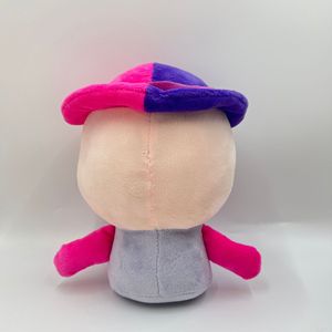 Peluche de Moopy de Roblox, Personaje de Ojos Grandes, Juguete de Peluche para Niños de 5 a 7 Años, Unisex, Sombrero Morado y Rosa, Cuerpo Gris - Product Image 4