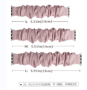 <span class=keywords><strong>Bracelet</strong></span> de montre en nylon élastique Forwelleny, <span class=keywords><strong>tissu</strong></span> plissé mignon, sangle extensible pour IWatch Series 11 Ultra/10, <span class=keywords><strong>bracelet</strong></span> pour femmes et filles - Product Image 4