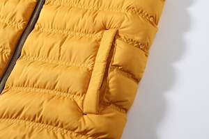 Giubbotto Casual reversibile da uomo gilet invernale autunno <span class=keywords><strong>con</strong></span> chiusura a cerniera giallo/blu <span class=keywords><strong>giacca</strong></span> senza maniche/gilet - Product Image 5