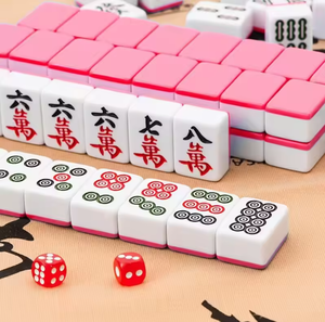 Juego de Mahjong Americano Wizard Oz de Acrílico de Lujo, Moderno, Verde Esmeralda, Grabado Personalizado, 4 Capas, Duradero, Ecológico y Portátil - Product Image 3